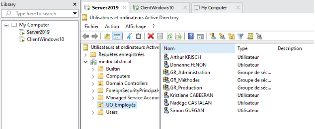 Projet Administration Réseau MedocLab